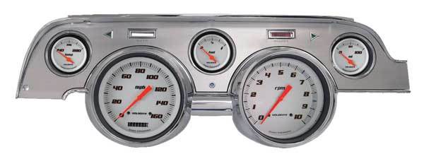 Classic Instruments Velocity Series Gauge Kit - White Face - Ford Mustang 1967-68