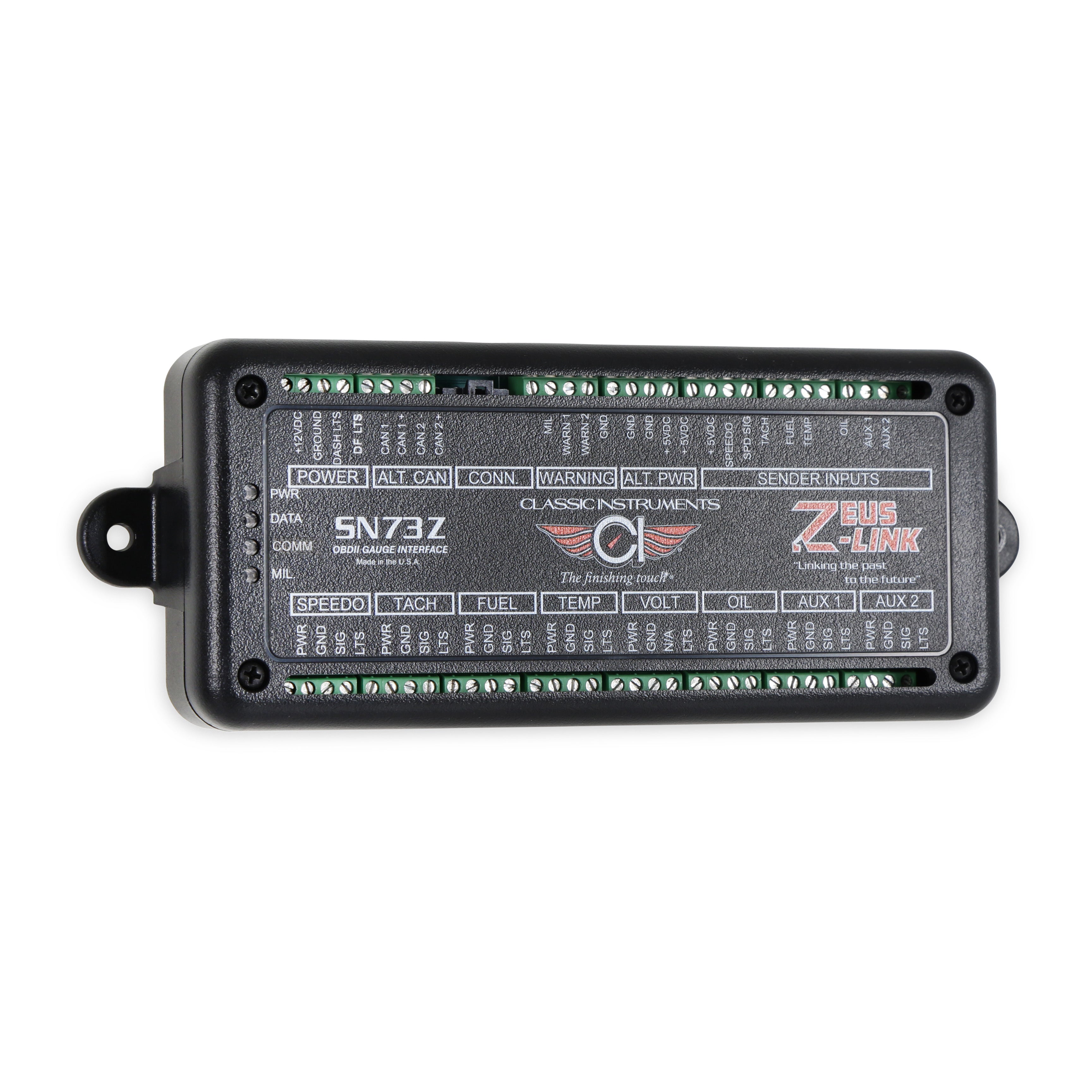 Classic Instruments Zeus-Link Gauge Interface - OBDII - GM OBDII ECU 