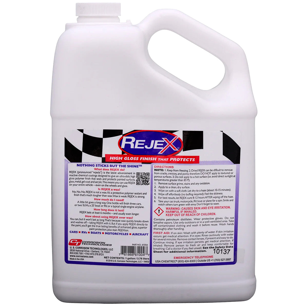 CorrosionX RejeX - 1 Gallon Jug (Set of 4)
