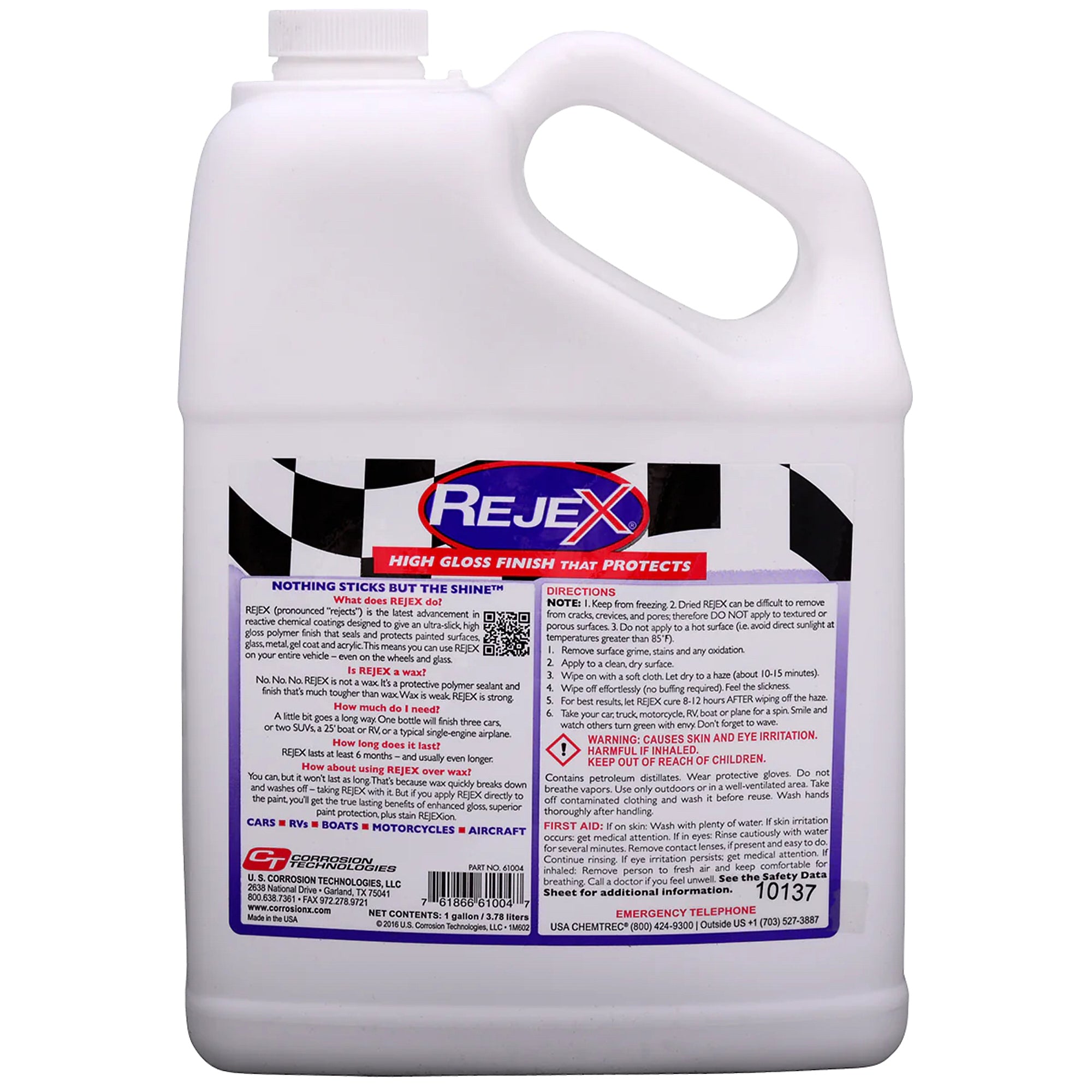 CorrosionX RejeX - 1 Gallon Jug (Set of 4)