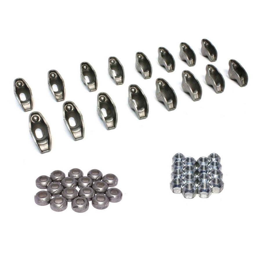 Comp Cams High Energy Steel OEM / Long Slot Rocker Arm - 3/8 in Stud Mount - 1.50 Ratio - Small Block Chevy (Set of 16)