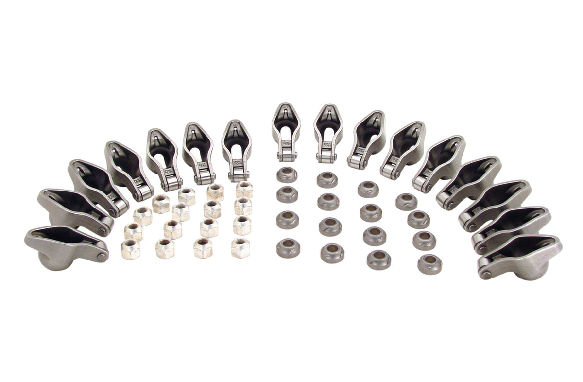 Comp Cams Magnum Chromoly Roller Tip Rocker Arm - 3/8 in Stud Mount - 1.60 Ratio - Small Block Chevy (Set of 16) 1416-16