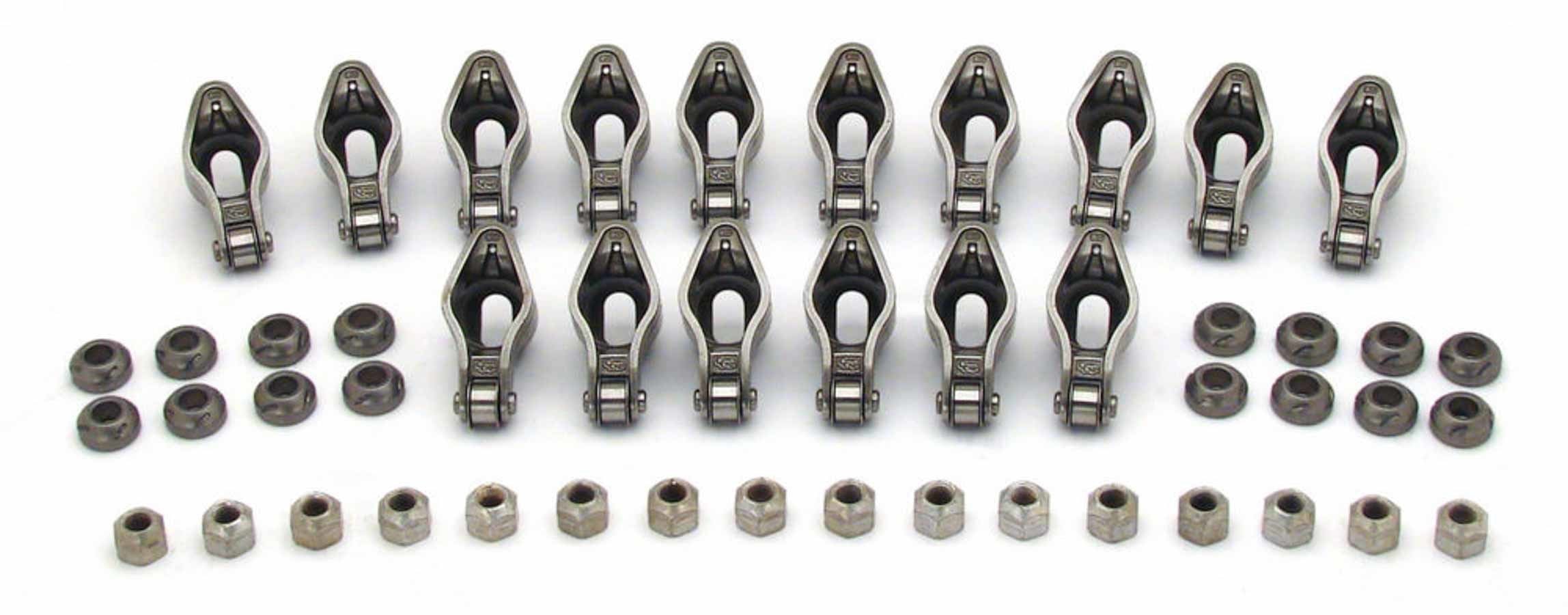Comp Cams Magnum Chromoly Roller Tip Rocker Arm - 3/8 in Stud Mount - 1.52 Ratio - Small Block Chevy (Set of 16) 1417-16