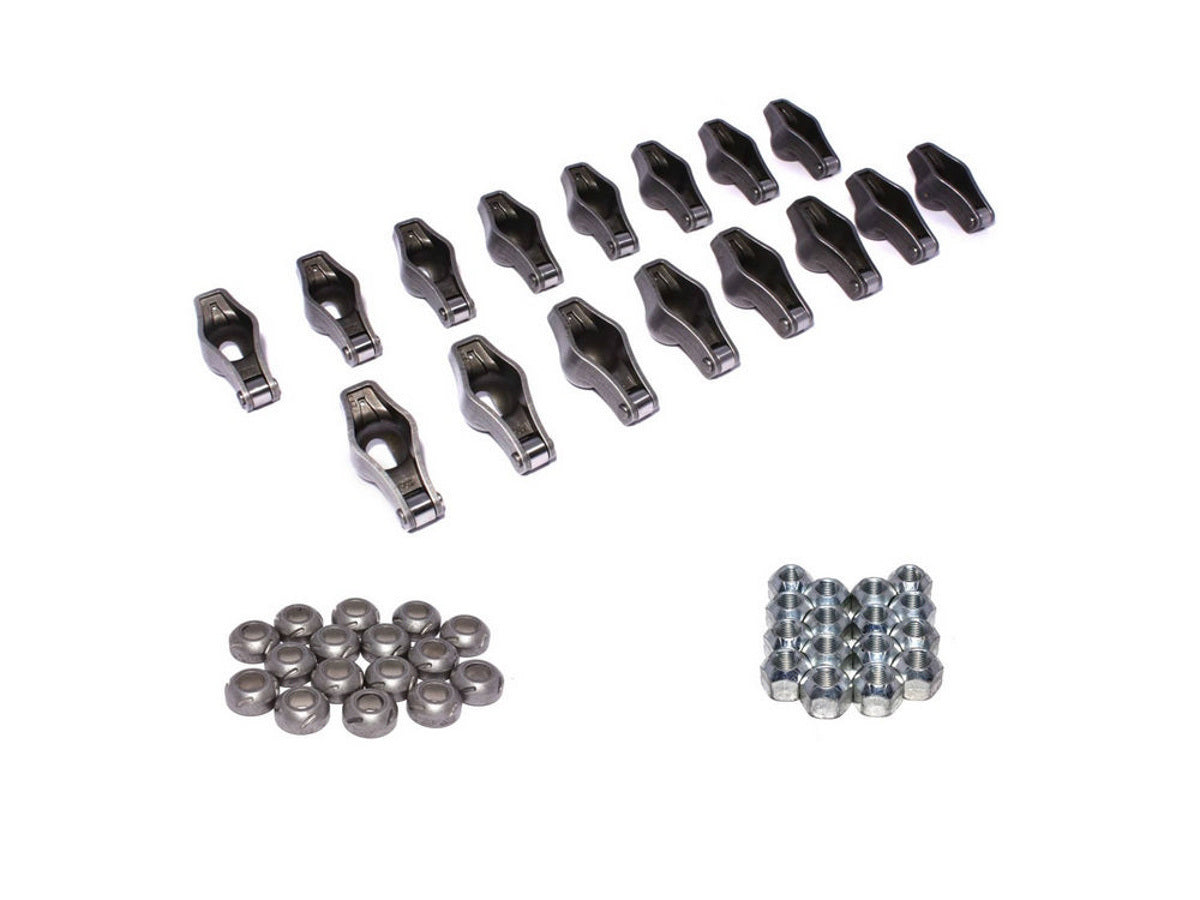 Comp Cams Magnum Chromoly Roller Tip Rocker Arm - 3/8 in Stud Mount - 1.70 Ratio - Small Block Ford (Set of 16)
