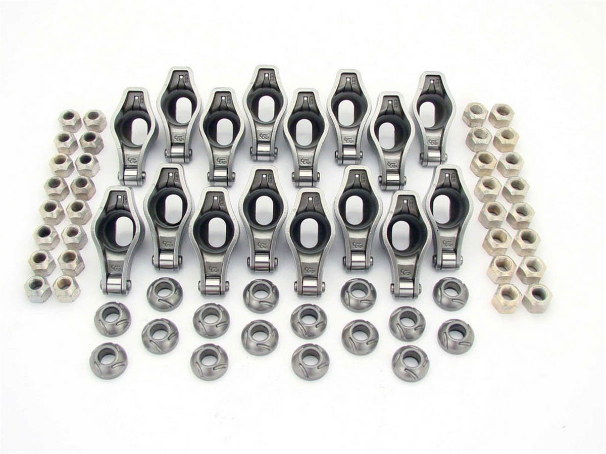 Comp Cams Magnum Chromoly Roller Tip Rocker Arm - 7/16 in Stud Mount - 1.52 Ratio - Pontiac V8 (Set of 16)