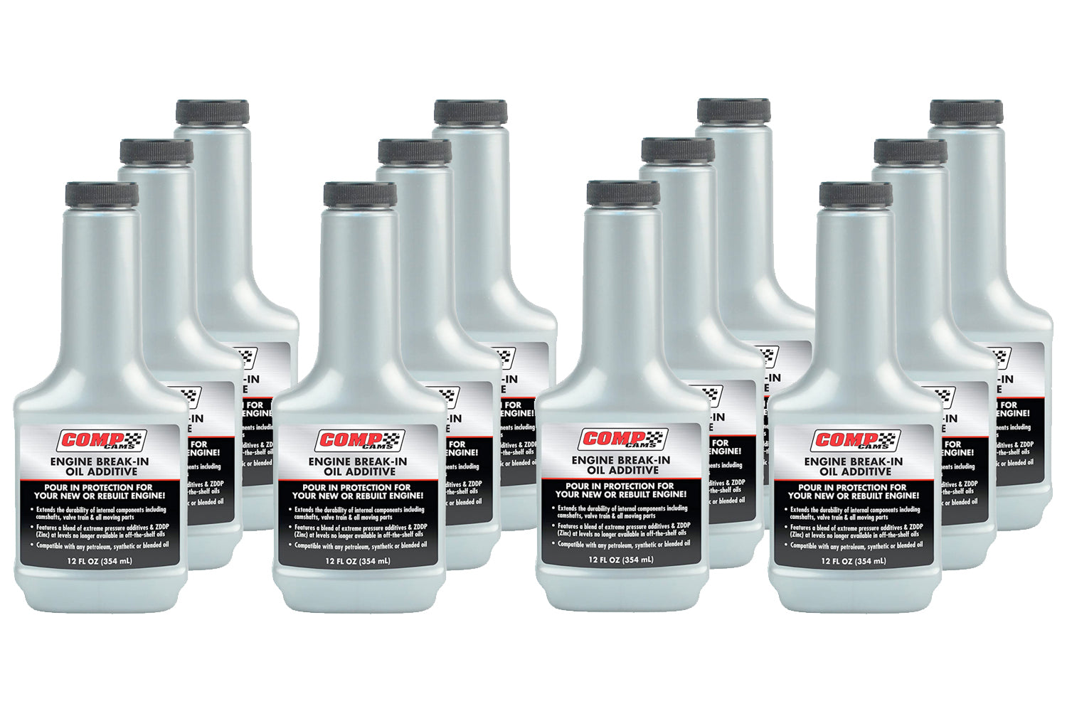 Comp Cams Cam Break-In - Zinc Additive - 12 oz Bottle (Case of 12)