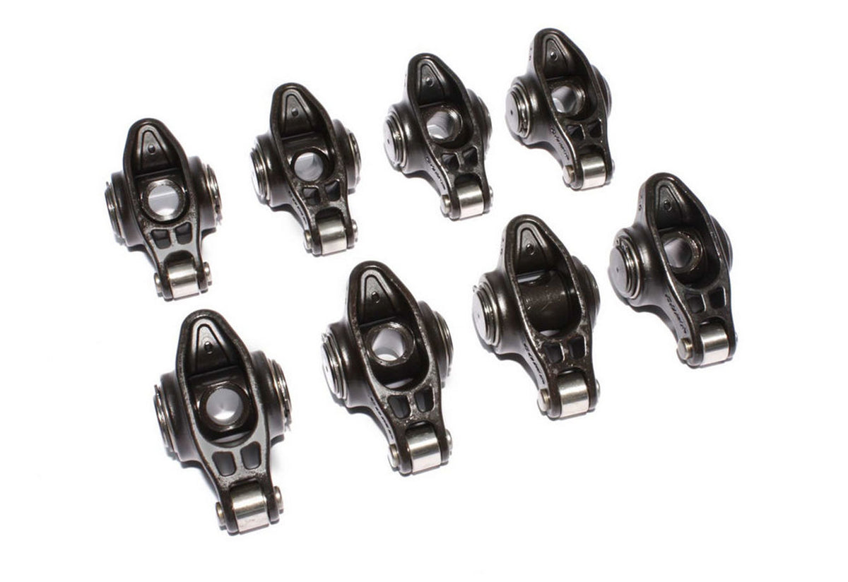 Comp Cams Ultra Pro Magnum Chromoly Roller Rocker Arm - 7/16 in Stud Mount - 1.60 Ratio - Small Block Chevy / GM V6 (Set of 8)