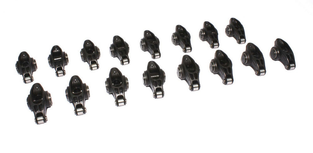 Comp Cams Ultra Pro Magnum Chromoly Roller Rocker Arm - 7/16 in Stud Mount - 1.70 Ratio - Big Block Ford / Cleveland / Modified (Set of 16)
