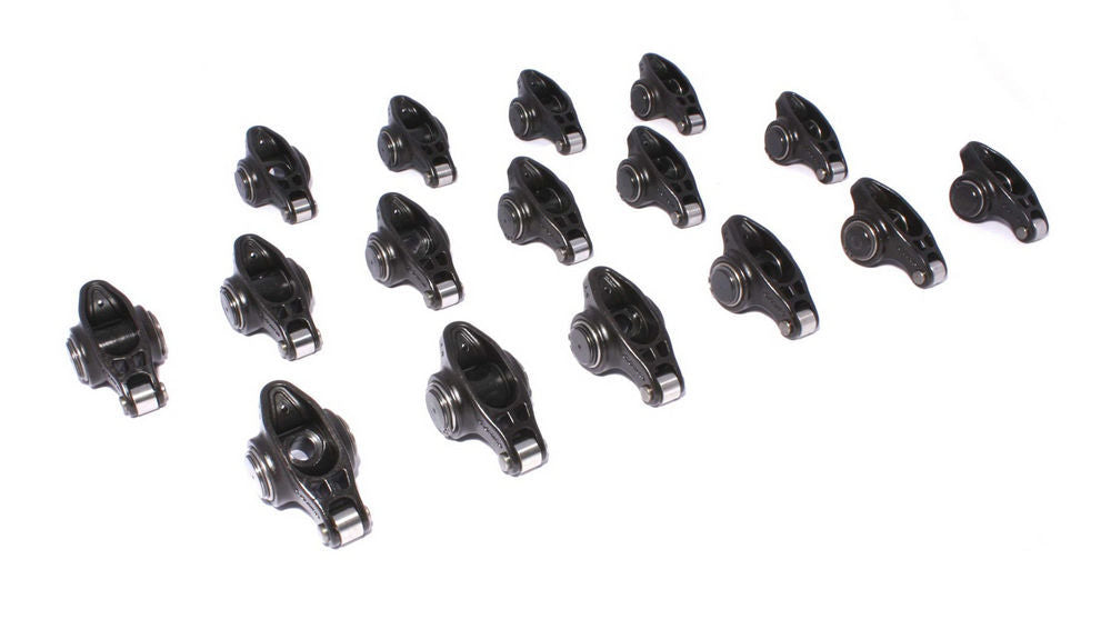 Comp Cams Ultra Pro Magnum Chromoly Roller Rocker Arm - 7/16 in Stud Mount - 1.60 Ratio - Small Block Ford (Set of 16)