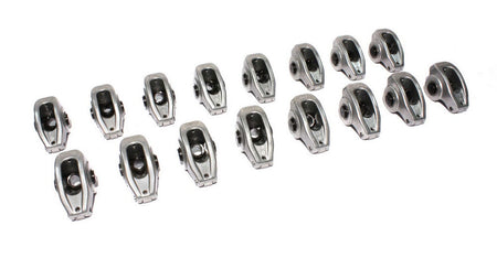 Comp Cams High Energy Die Cast Aluminum Roller Rocker Arm - 3/8 in Stud Mount - 1.60 Ratio - Small Block Ford (Set of 16)