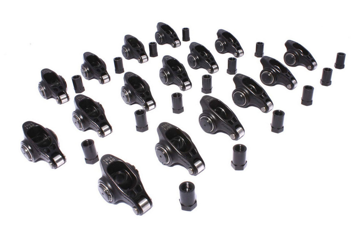 Comp Cams Ultra Pro Magnum XD Chromoly Roller Rocker Arm - 7/16 in Stud Mount - 1.50 Ratio - Small Block Chevy (Set of 16)