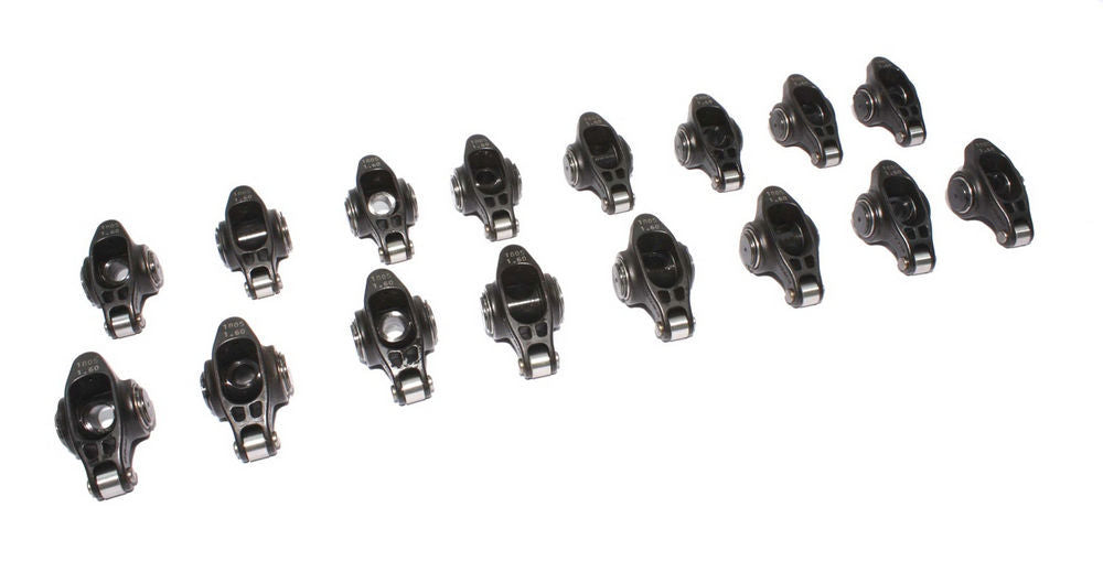 Comp Cams Ultra Pro Magnum XD Chromoly Roller Rocker Arm - 7/16 in Stud Mount - 1.60 Ratio - Small Block Chevy (Set of 16)