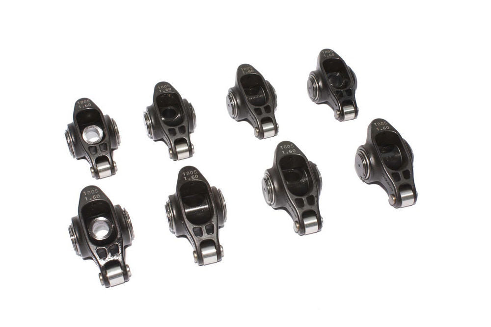 Comp Cams Ultra Pro Magnum XD Chromoly Roller Rocker Arm - 7/16 in Stud Mount - 1.60 Ratio - Small Block Chevy / GM V6 (Set of 8)
