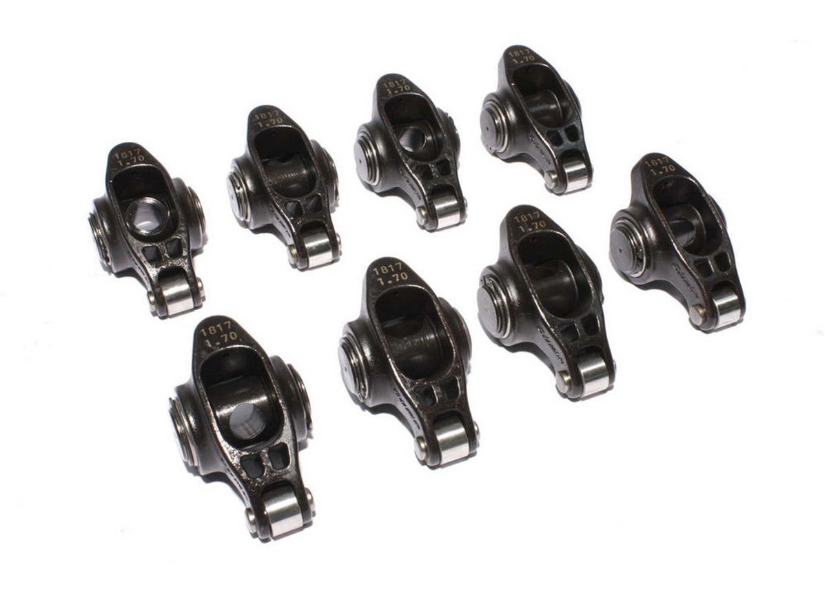 Comp Cams Ultra Pro Magnum XD Chromoly Roller Rocker Arm - 7/16 in Stud Mount - 1.70 Ratio - Small Block Chevy (Set of 8)