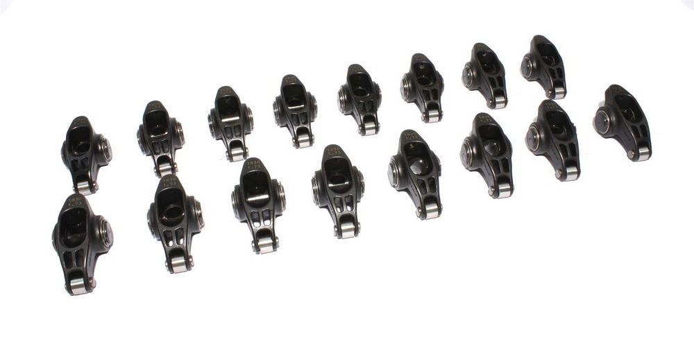 Comp Cams Ultra Pro Magnum XD Chromoly Roller Rocker Arm - 7/16 in Stud Mount - 1.73 Ratio - Big Block Ford / Cleveland / Modified (Set of 16)