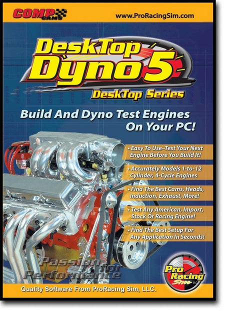 Comp Cams Desktop Dyno 5 Engine Simulator Software