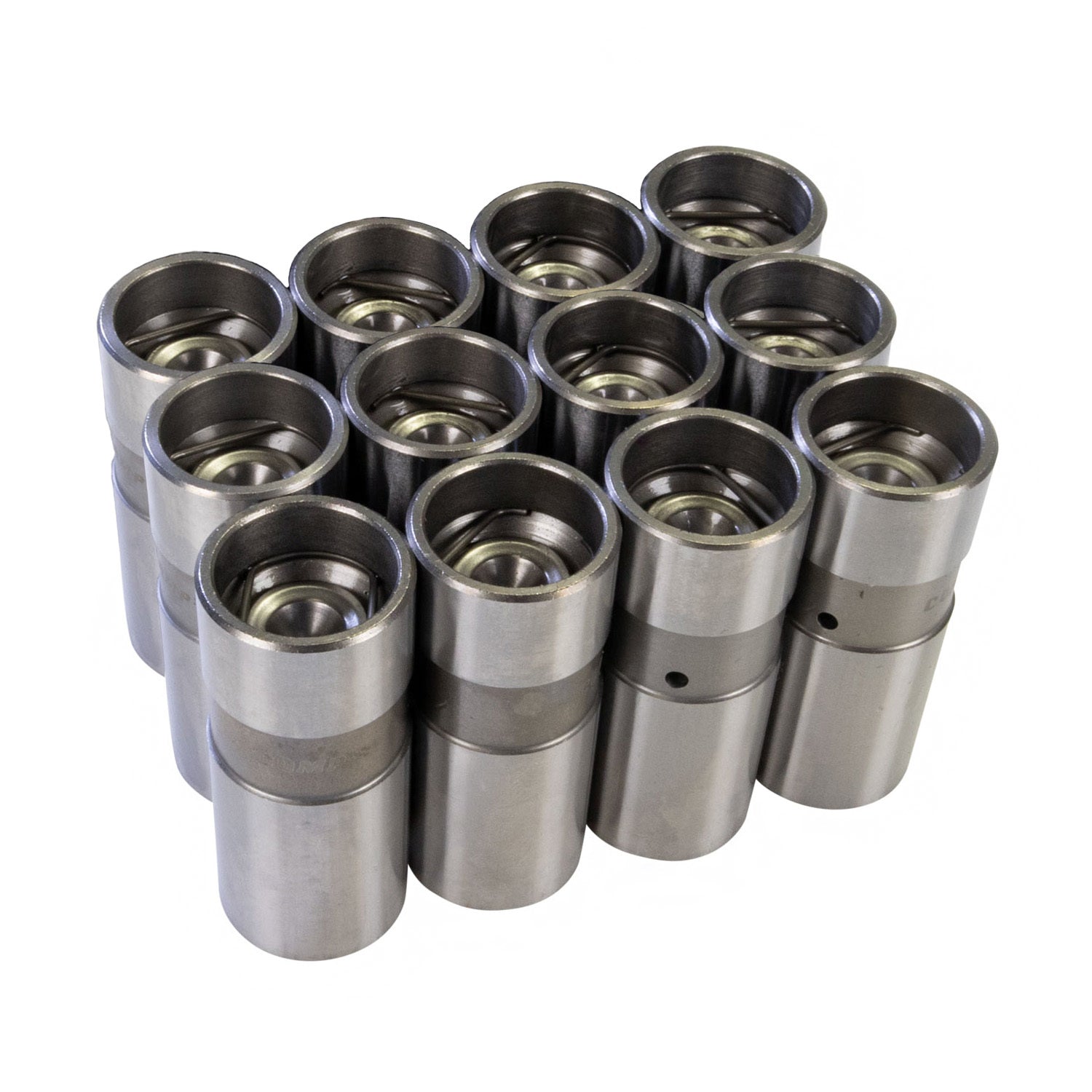 Comp Cams Xtreme Energy Solid Flat Tappet Lifter - Hardened - 0.842 in OD - GM V6 (Set of 12)