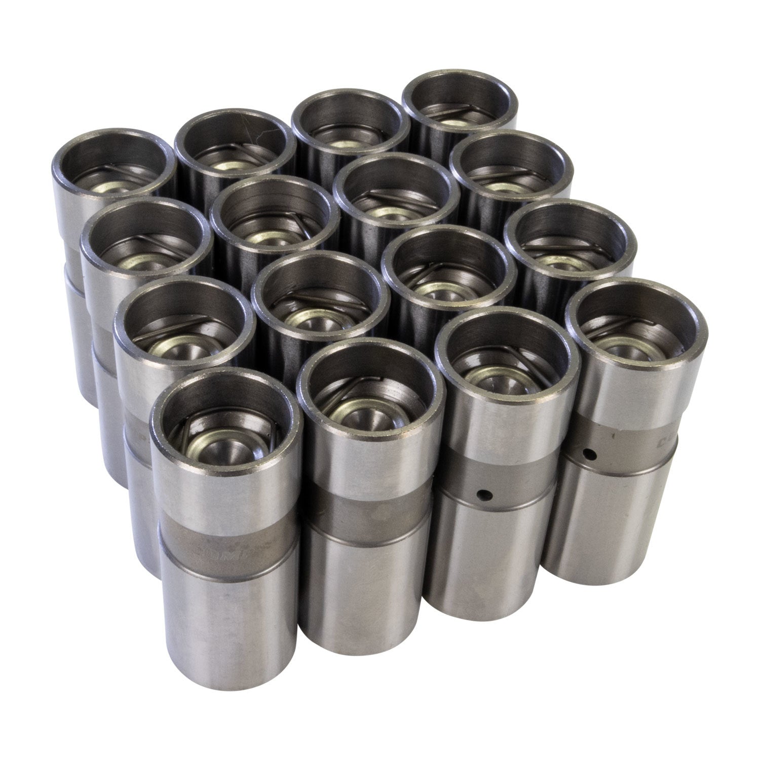Comp Cams Xtreme Energy Solid Flat Tappet Lifter - Hardened - 0.842 in OD - Chevy V8 (Set of 16)