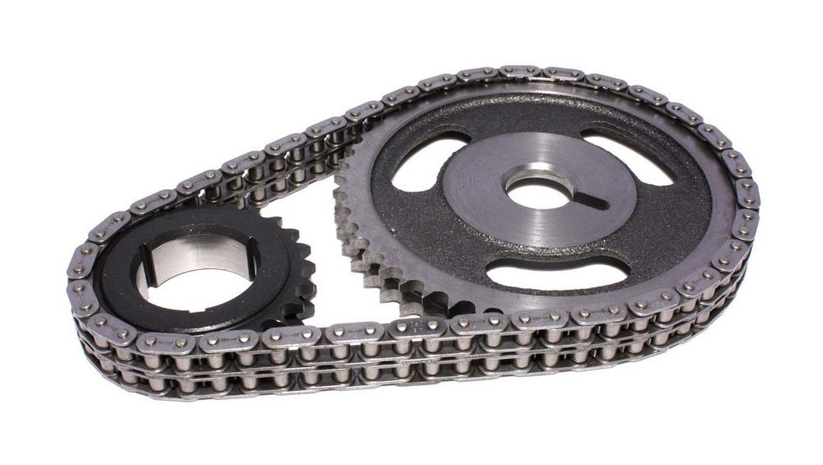 Comp Cams Hi-Tech Double Roller Timing Set - Cast Iron / Billet Steel - Mopar B / RB-Series