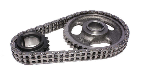 Comp Cams Hi-Tech Double Roller Timing Set - Cast Iron / Billet Steel - Pontiac V8