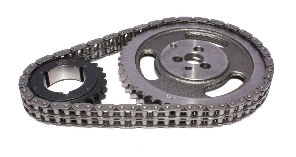 Comp Cams Hi-Tech Double Roller Timing Set - Cast Iron / Billet Steel - Mopar B / RB-Series / 426 Hemi
