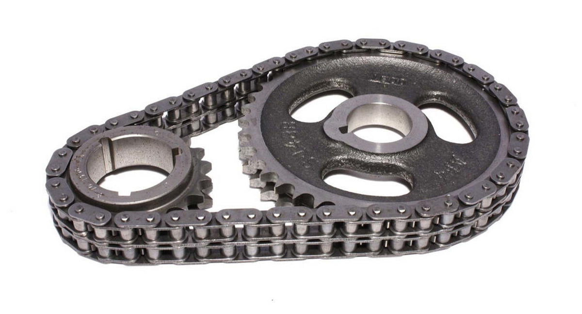 Comp Cams Hi-Tech Double Roller Timing Set - Cast Iron / Billet Steel - GM V6