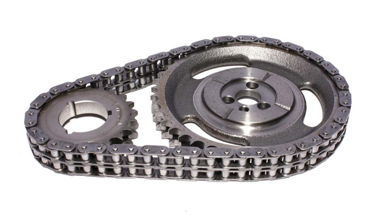 Comp Cams Hi-Tech Double Roller Timing Set - Cast Iron / Billet Steel - Small Block Chevy / GM V6 3136CPG