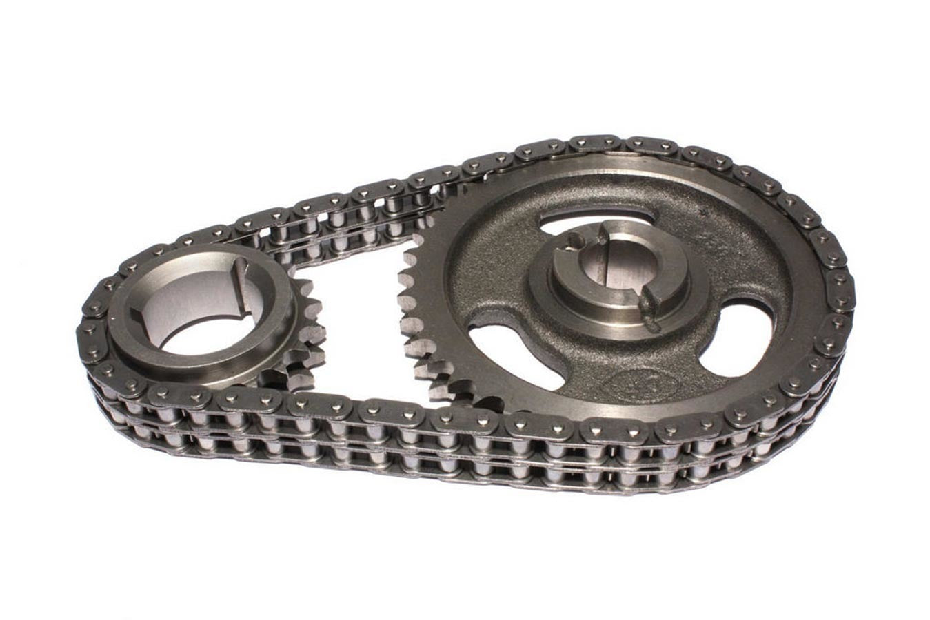 Comp Cams Hi-Tech Double Roller Timing Set - Cast Iron / Billet Steel - Small Block Ford