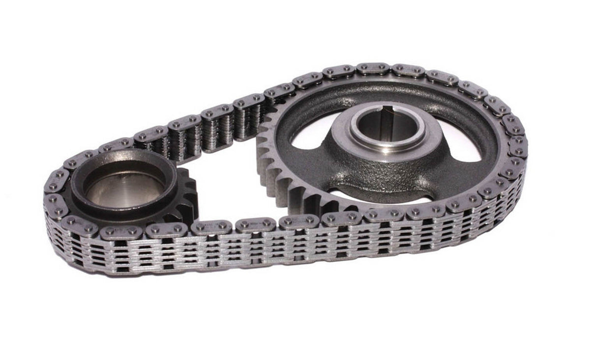 Comp Cams High Energy Single Non-Roller Timing Set - Iron - Pontiac V8
