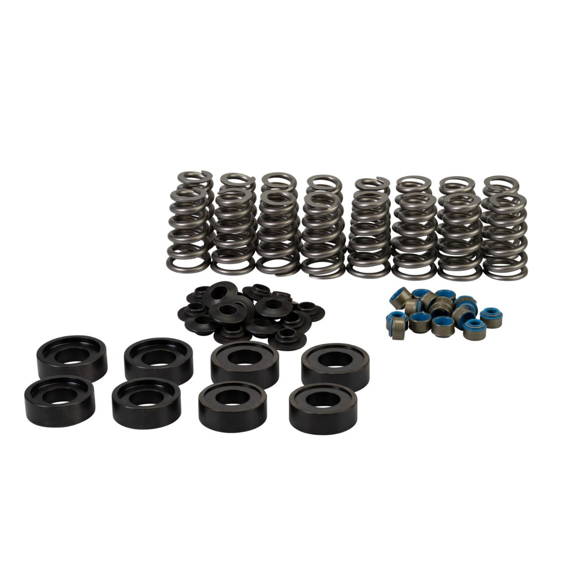 Comp Cams Conical Single Valve Spring - Single Spring - 520 lb. - 1.185 in Coil Bind - 1.060 in / 1.332 in OD - Chromoly Retainers / Viton® Seals / Seats - Ford Godzilla