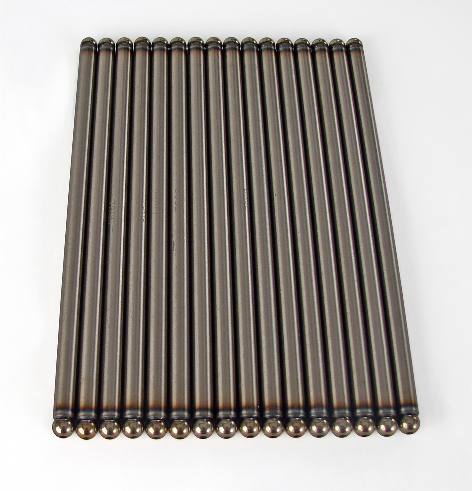 Comp Cams Hustler Pushrod - 7.122 in Long - 5/16 in OD - GM 603 / 604 Crate Engine (Set of 16)