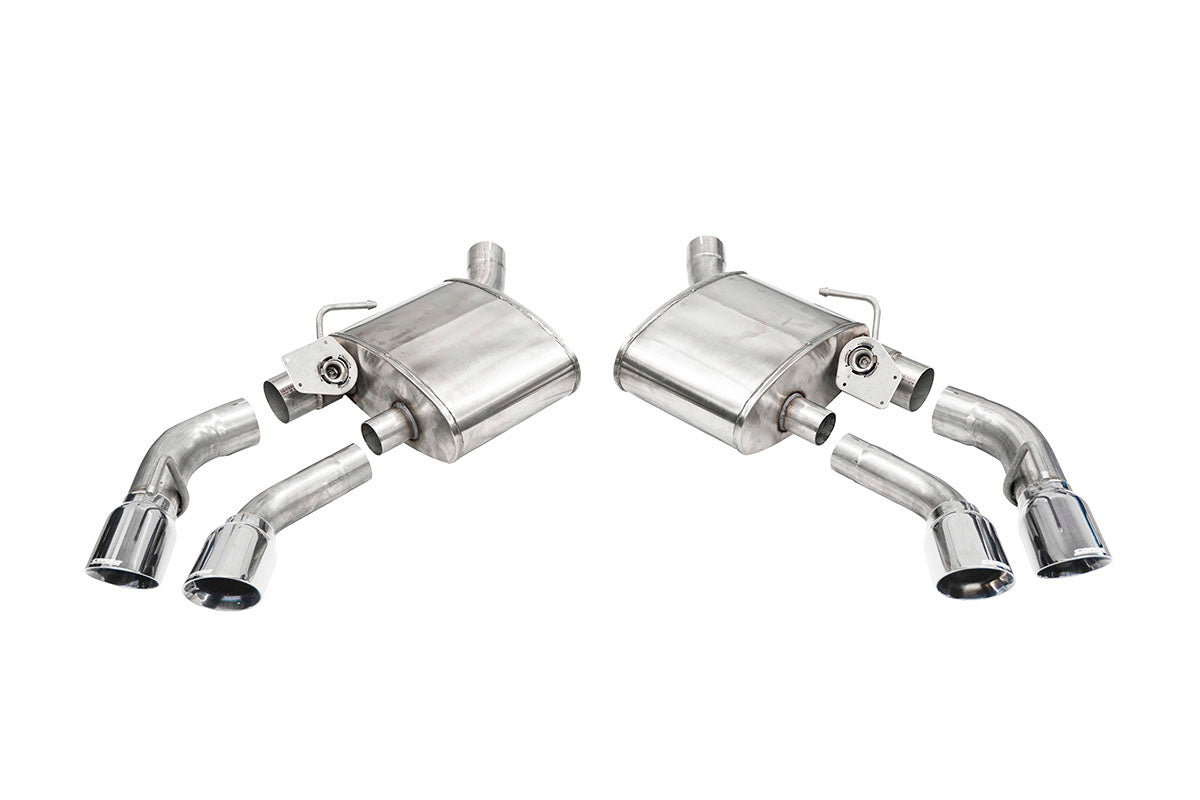 Corsa Variable Sound Level Axle-Back Stainless Exhaust System - 2-3/4 in Diameter - Chevy Camaro 2016-21
