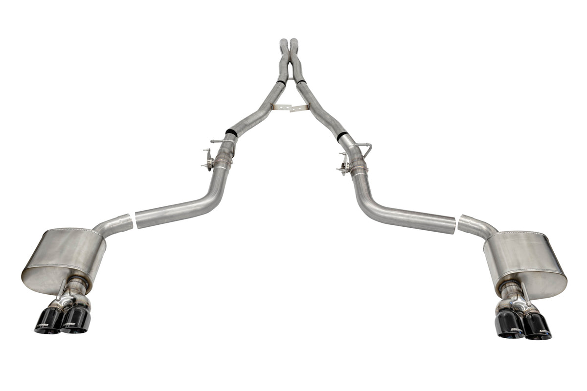 Corsa Xtreme Cat-Back Stainless Exhaust System - 2-3/4 in Diameter - Mopar Gen III Hemi 21070BLK