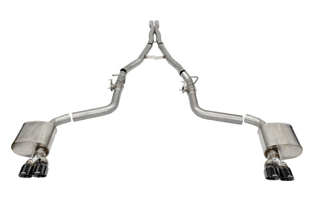 Corsa Xtreme Cat-Back Stainless Exhaust System - 2-3/4 in Diameter - Mopar Gen III Hemi 21070BLK