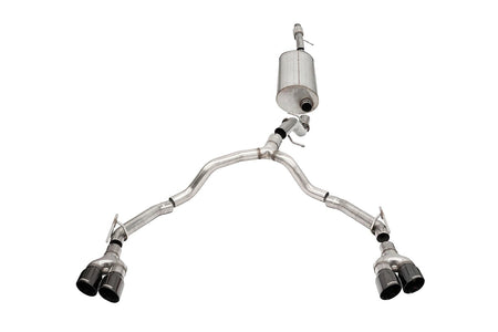 Corsa Sport Cat-Back Stainless Exhaust System - 3 in Diameter - 5.3 L - GM LS-Series - GM Fullsize SUV 2021-22