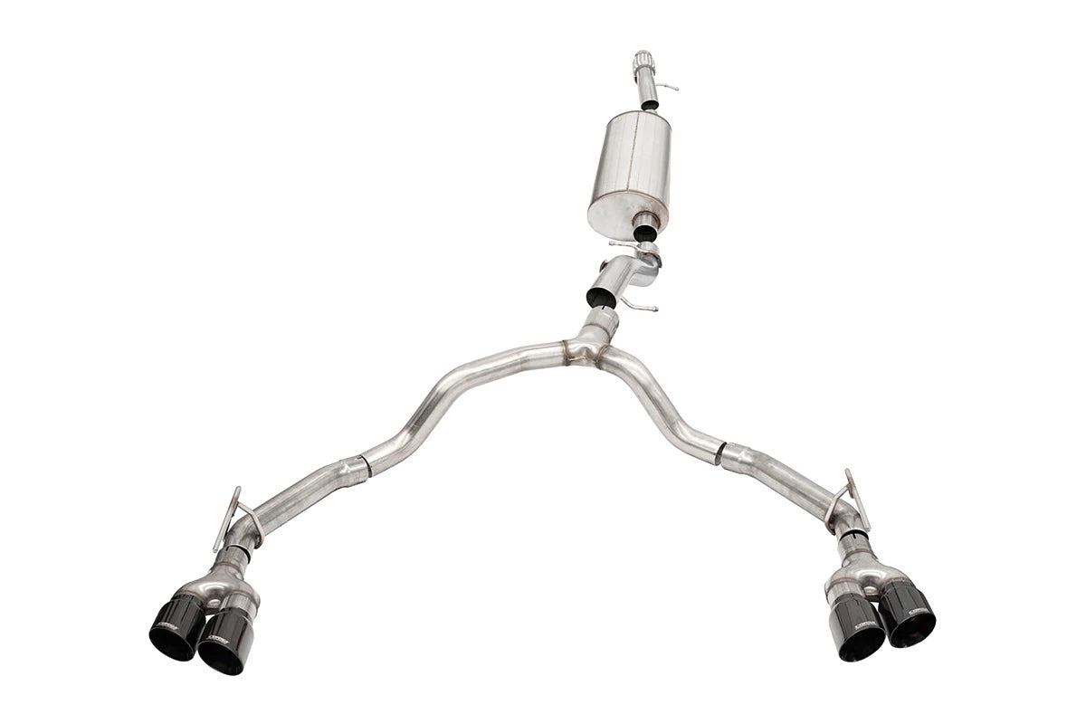 Corsa Sport Cat-Back Stainless Exhaust System - 3 in Diameter - 6.2 L - GM LS-Series - GM Fullsize SUV 2021-22 21129BLK