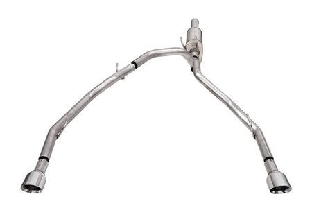 Corsa Xtreme Cat-Back Stainless Exhaust System - 3 in Diameter - 4-1/2 in Tips - Mopar Gen III Hemi - Ram Fullsize Truck 2019-24