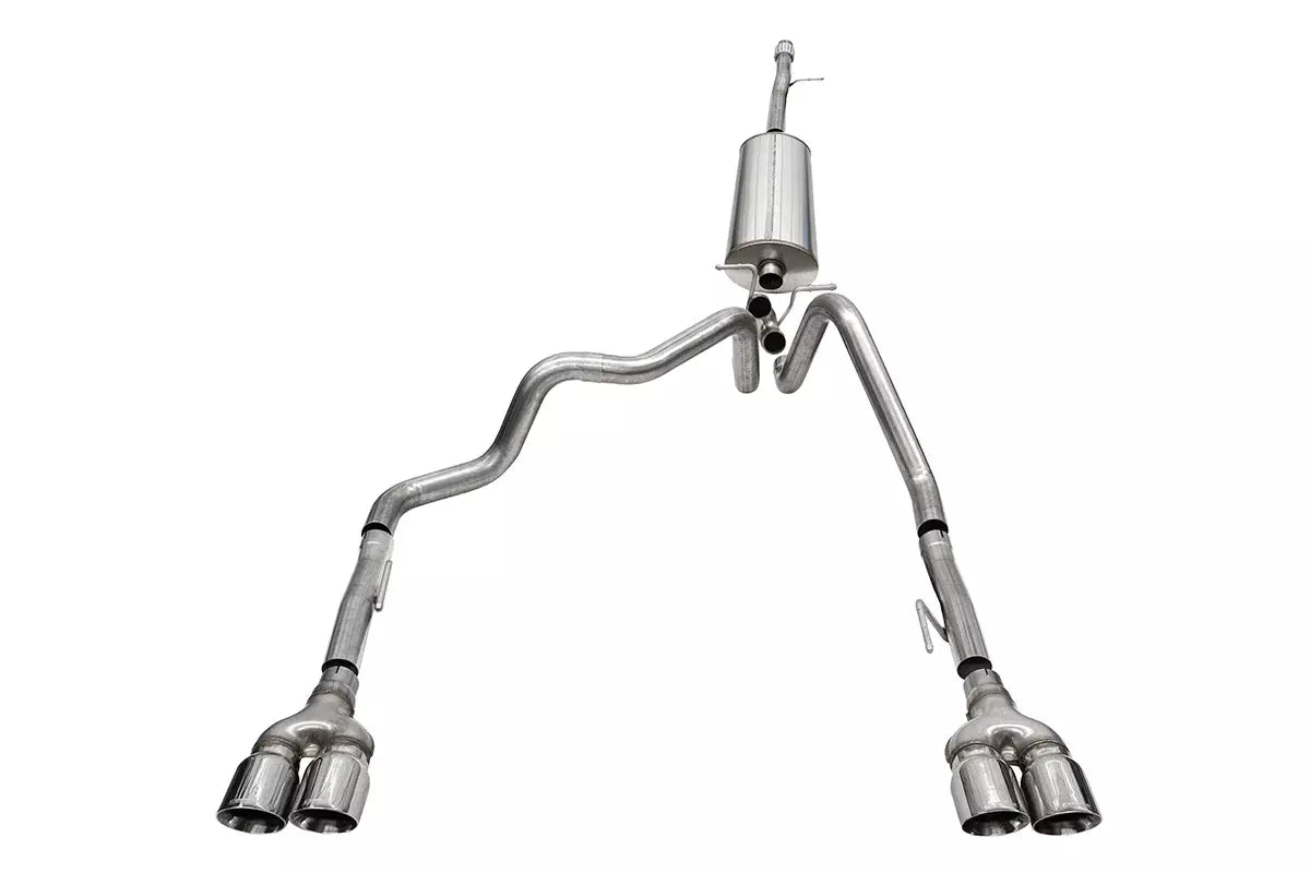 Corsa Sport Cat-Back Kit Stainless Exhaust System - 3 in Diameter - GM LS-Series - GM Fullsize Truck 2019-23
