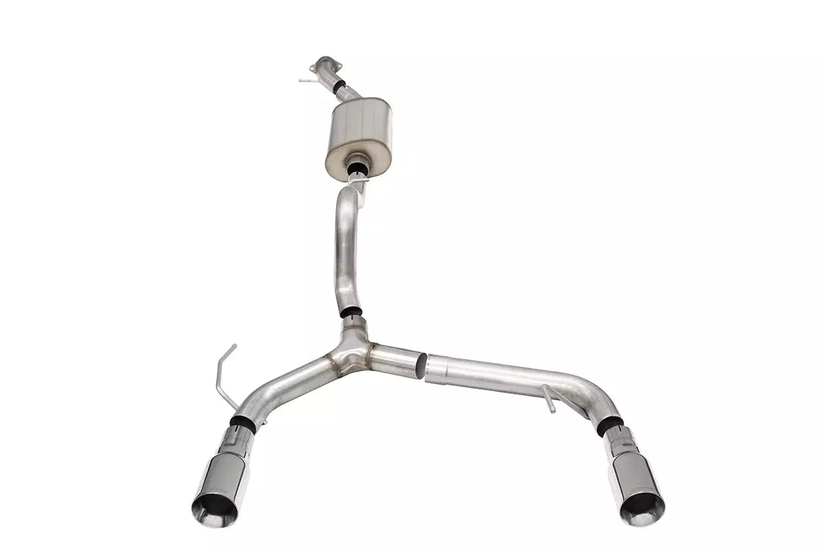 Corsa Sport Cat-Back Kit Stainless Exhaust System - 2-3/4 in Diameter - Ford Ecoboost 4-Cylinder - Ford Midsize SUV 2021-22