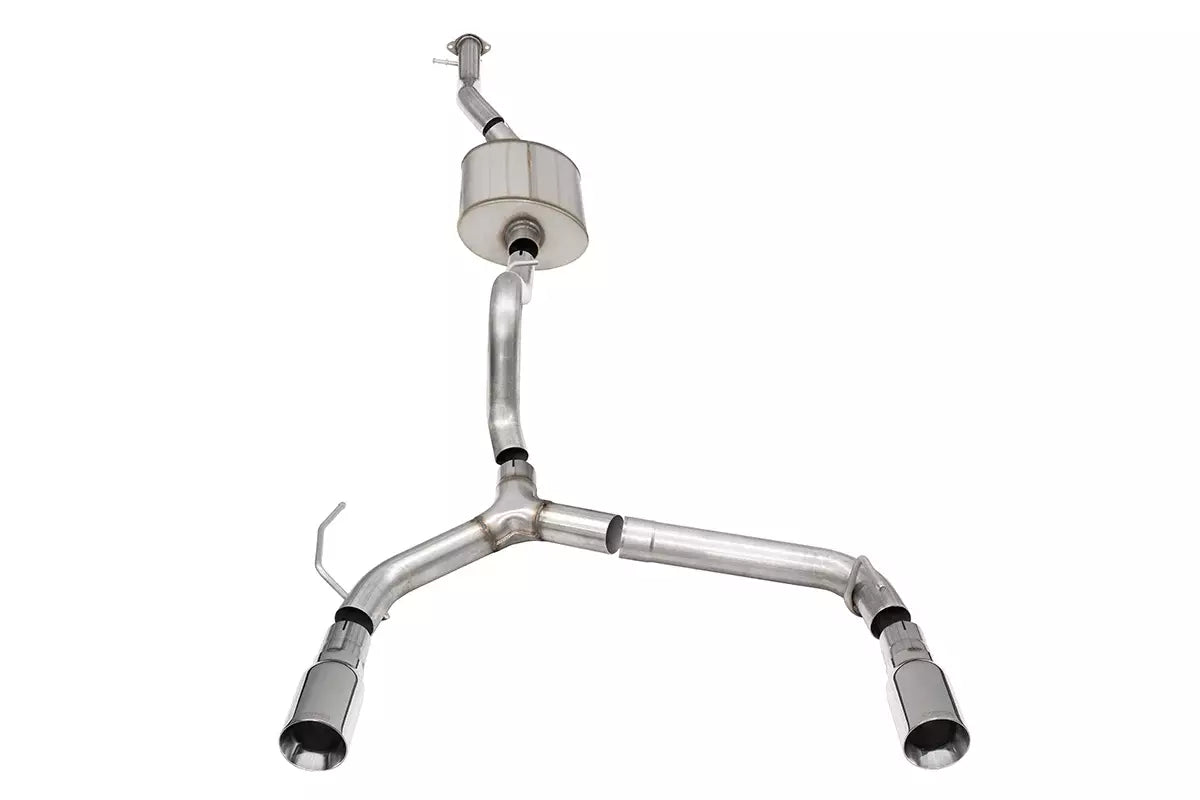 Corsa Sport Cat-Back Kit Stainless Exhaust System - 2-3/4 in Diameter - Ford Ecoboost V6 - Ford Midsize SUV 2021-22
