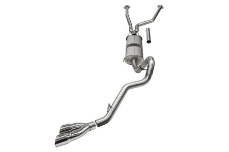 Corsa Sport Cat-Back Kit Stainless Exhaust System - 3 in Diameter - Toyota V6 - Toyota Fullsize Truck 2022-24