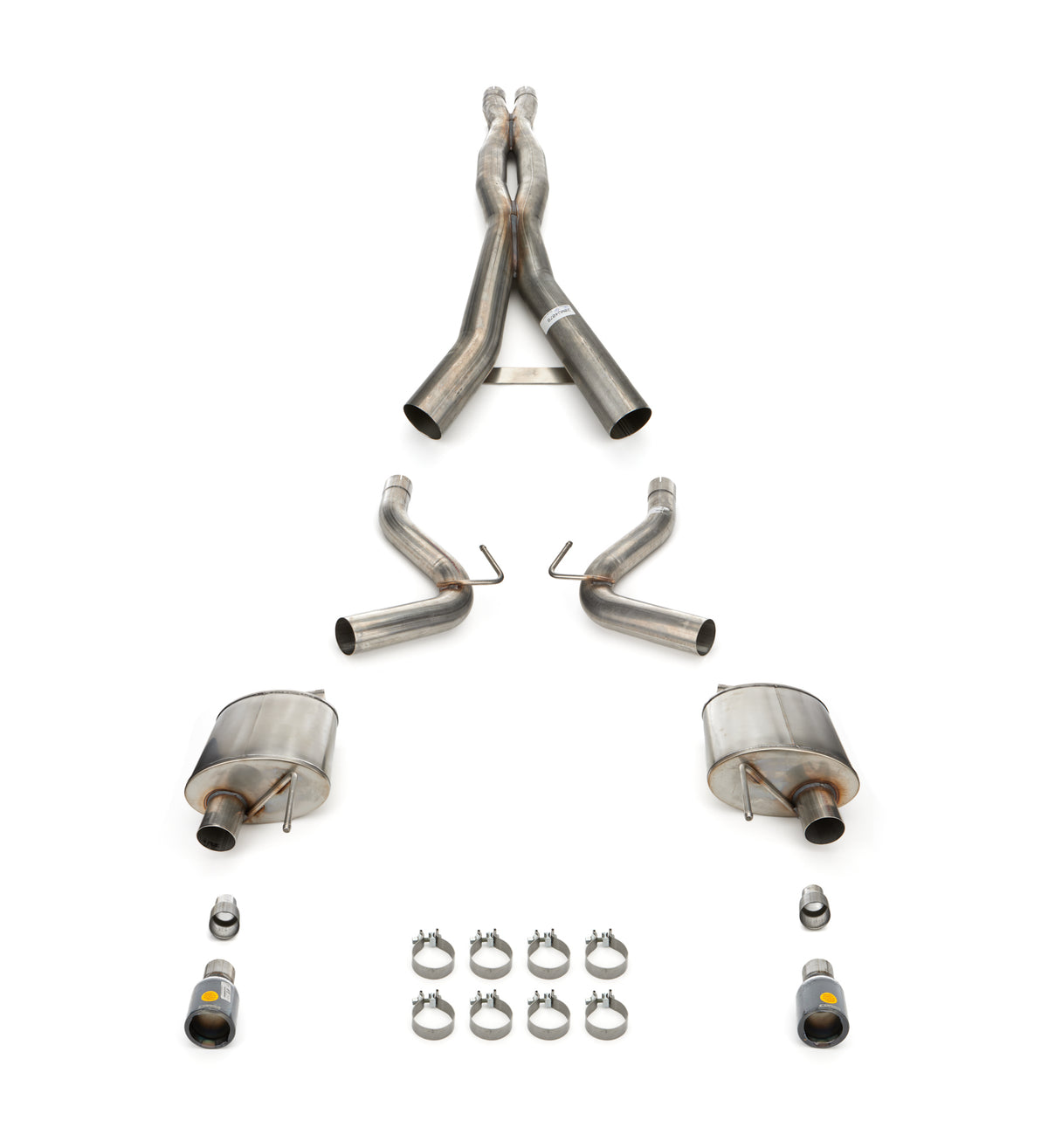 Corsa Xtreme Cat-Back Kit Stainless Exhaust System - 3 in Diameter - Ford Coyote - Ford Mustang 2024 21251BLK