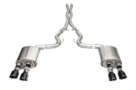 Corsa Xtreme Cat-Back Kit Stainless Exhaust System - 3 in Diameter - Ford Coyote - Ford Mustang 2024 21265BLK
