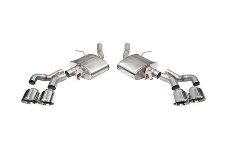 Corsa Xtreme Axle-Back Stainless Exhaust System - 3 in Diameter - 4.5 in Polished Tips - Cadillac CT4-V 2024