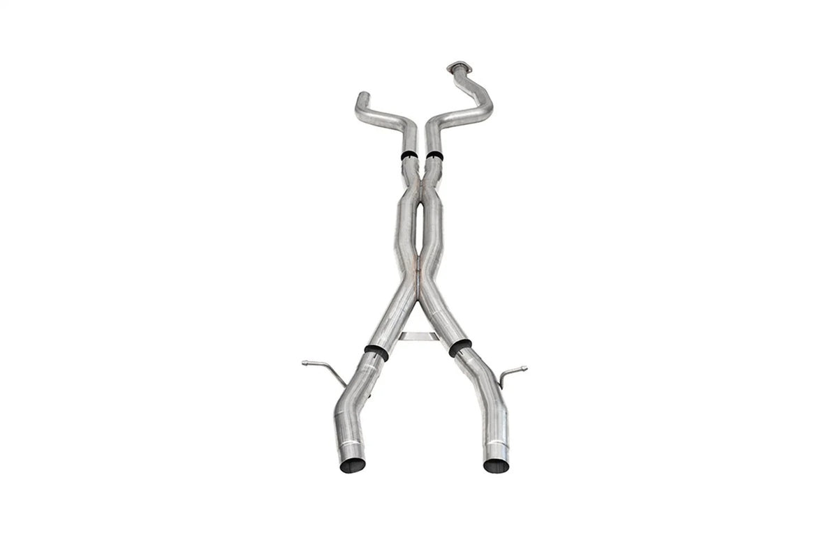 Corsa Cat-Back Resonator Delete Stainless Exhaust System - 3 in Diameter - X-Pipe - Cadillac CT5-V 2022-24