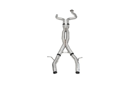 Corsa Cat-Back Resonator Delete Stainless Exhaust System - 3 in Diameter - X-Pipe - Cadillac CT5-V 2022-24