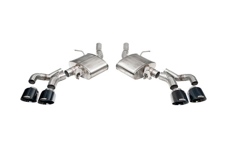 Corsa Sport Axle-Back Stainless Exhaust System - 3 in Diameter - 4.5 in Black Polished Tips - Cadillac CT5-V 2022-24