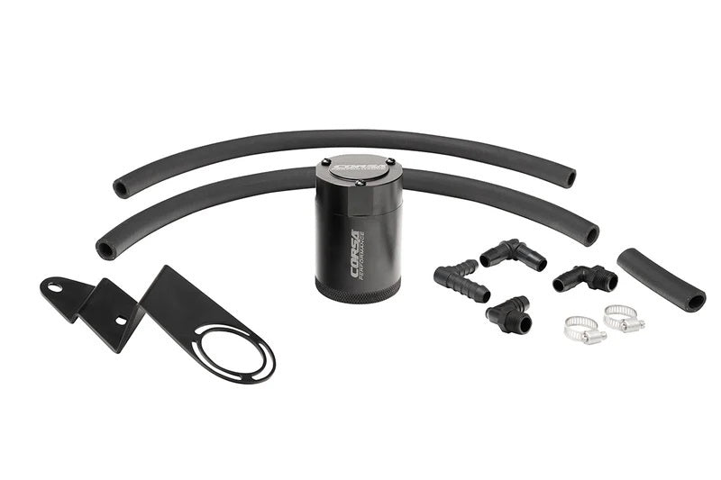 Corsa Oil Catch Can - 3 oz - 2.375 in Diameter - 3.625 in Tall - Toyota Fullsize Truck 2022-24