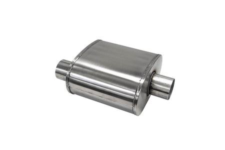 Corsa Pro-Series Stainless Muffler - 2-1/2 in Center Inlet / Outlet - 16 in Long