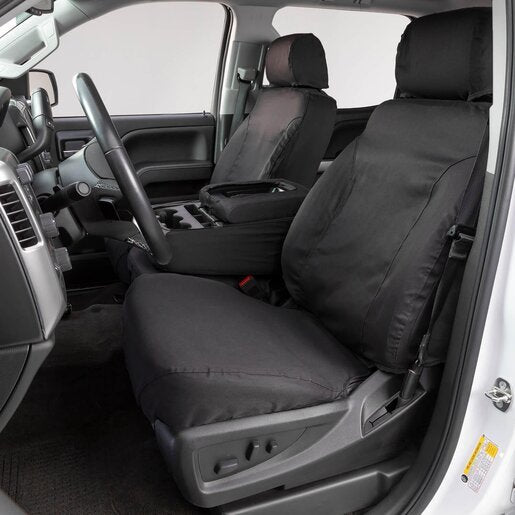 CoverCraft 2nd Row Polycotton SeatSaver - Charcoal - GM Fullsize Truck 2019-22